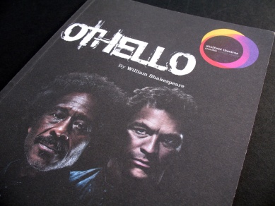 Othello programme from the Crucible Theatre, Sheffield, 2011