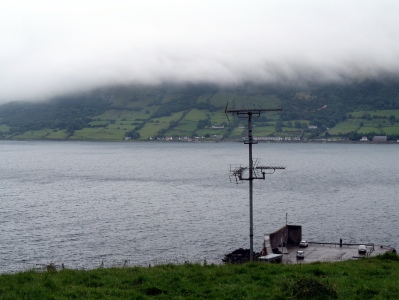 The Antrim coast shrouded in fog, June 2012