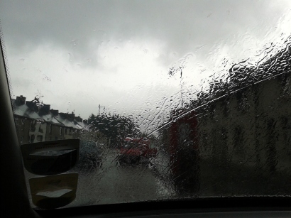 Rain in Waterfoot, County Antrim