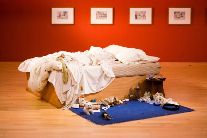 My Bed by Tracey Emin at Tate Liverpool © Pete Carr