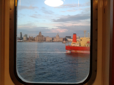 View from the Liverpool-Belfast ferry