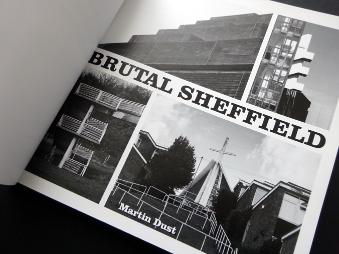 First page of the book 'Brutal Sheffield' by Martin Dust