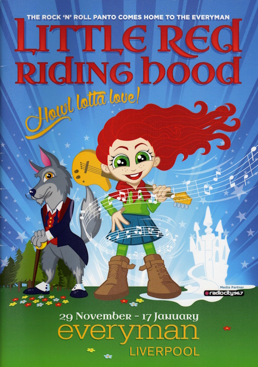 Little Red Riding Hood programme - Liverpool Everyman Theatre