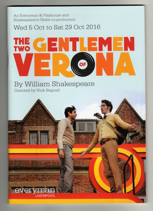 Two Gentlemen of Verona programme